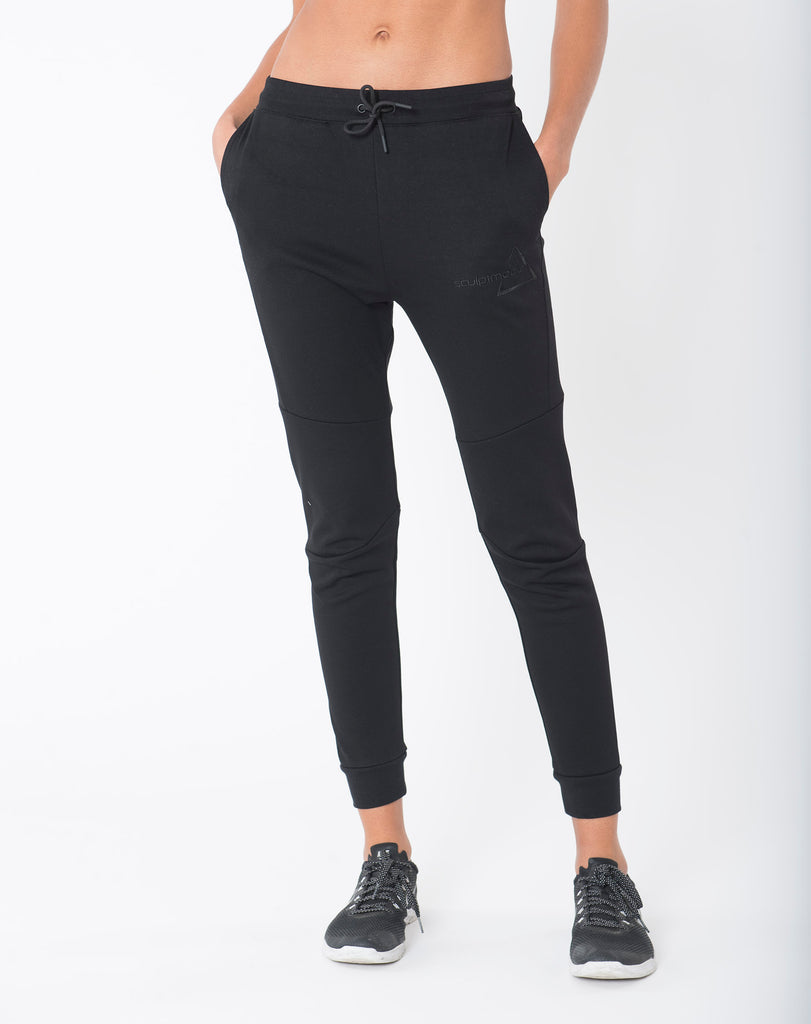 Sculpted Black Joggers