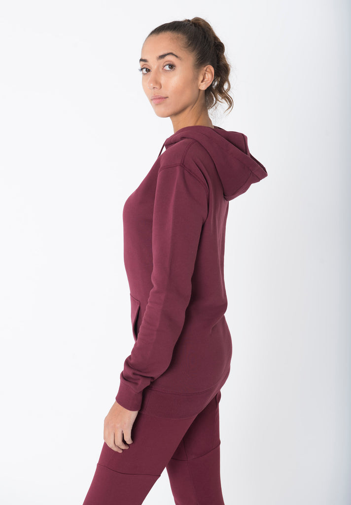 Sculpted Burgundy Pullover