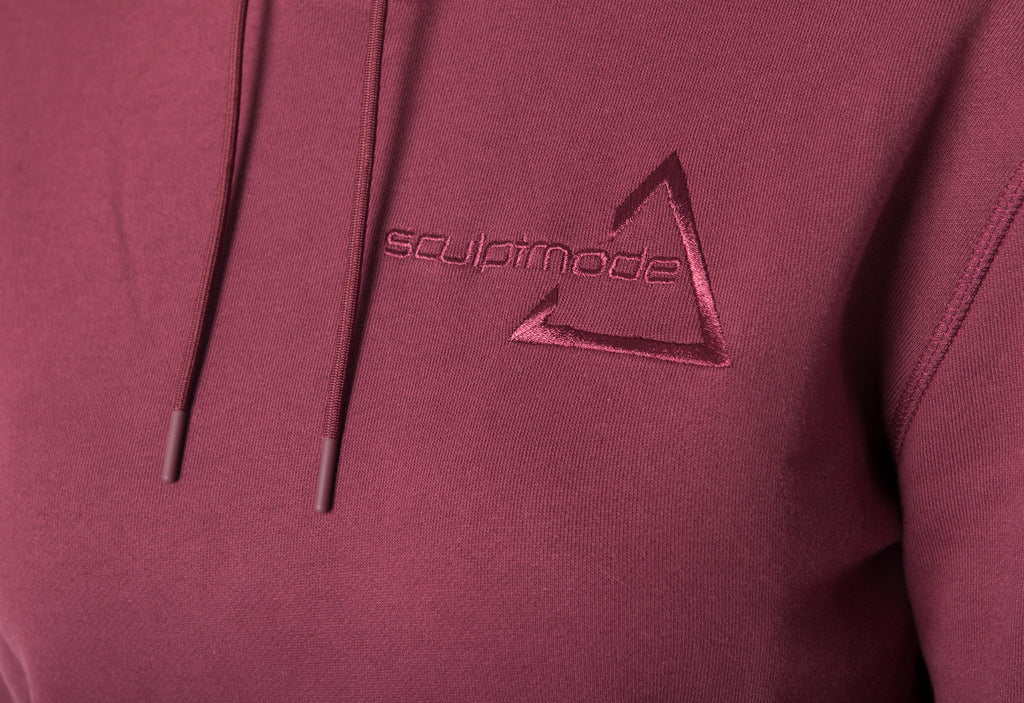 Sculpted Burgundy Pullover