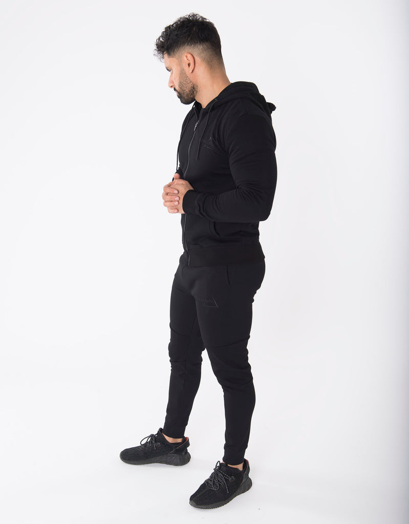 Sculpted Black Joggers