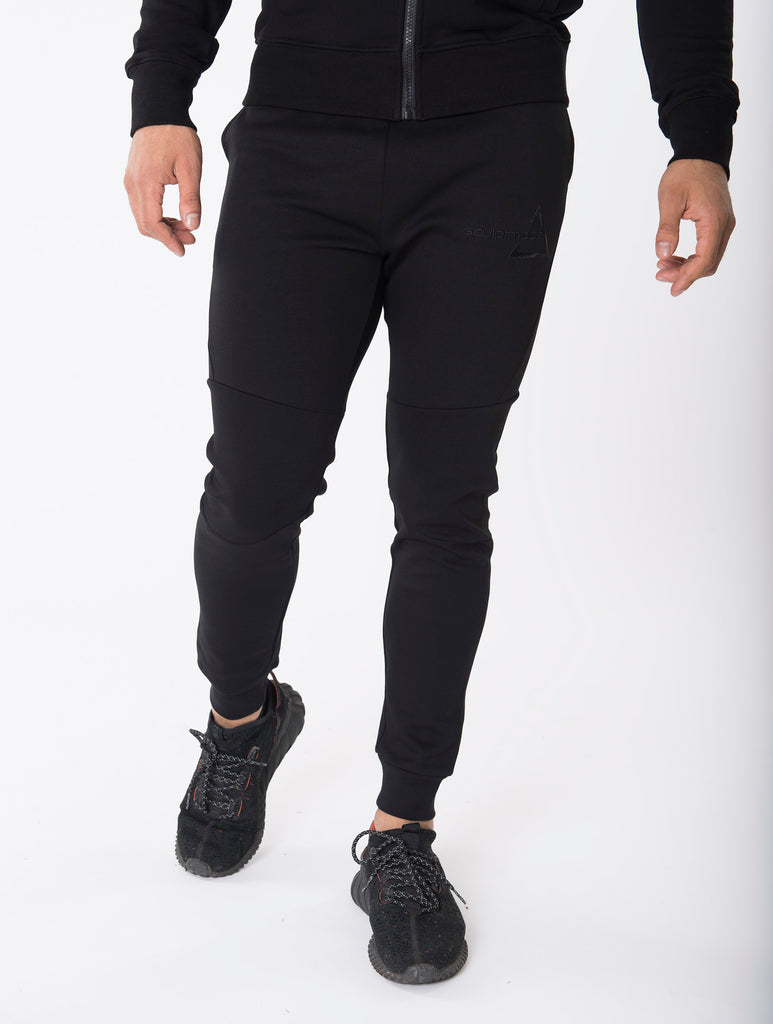 Sculpted Black Joggers